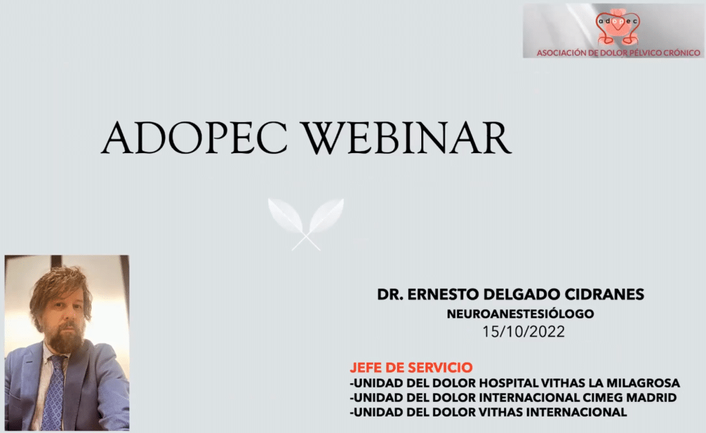 Webinar Impartido el 15102022 por el Dr. Ernesto Delgado Cidranes