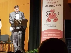Presentación de Adopec en la Gala a beneficio de la Asociación
